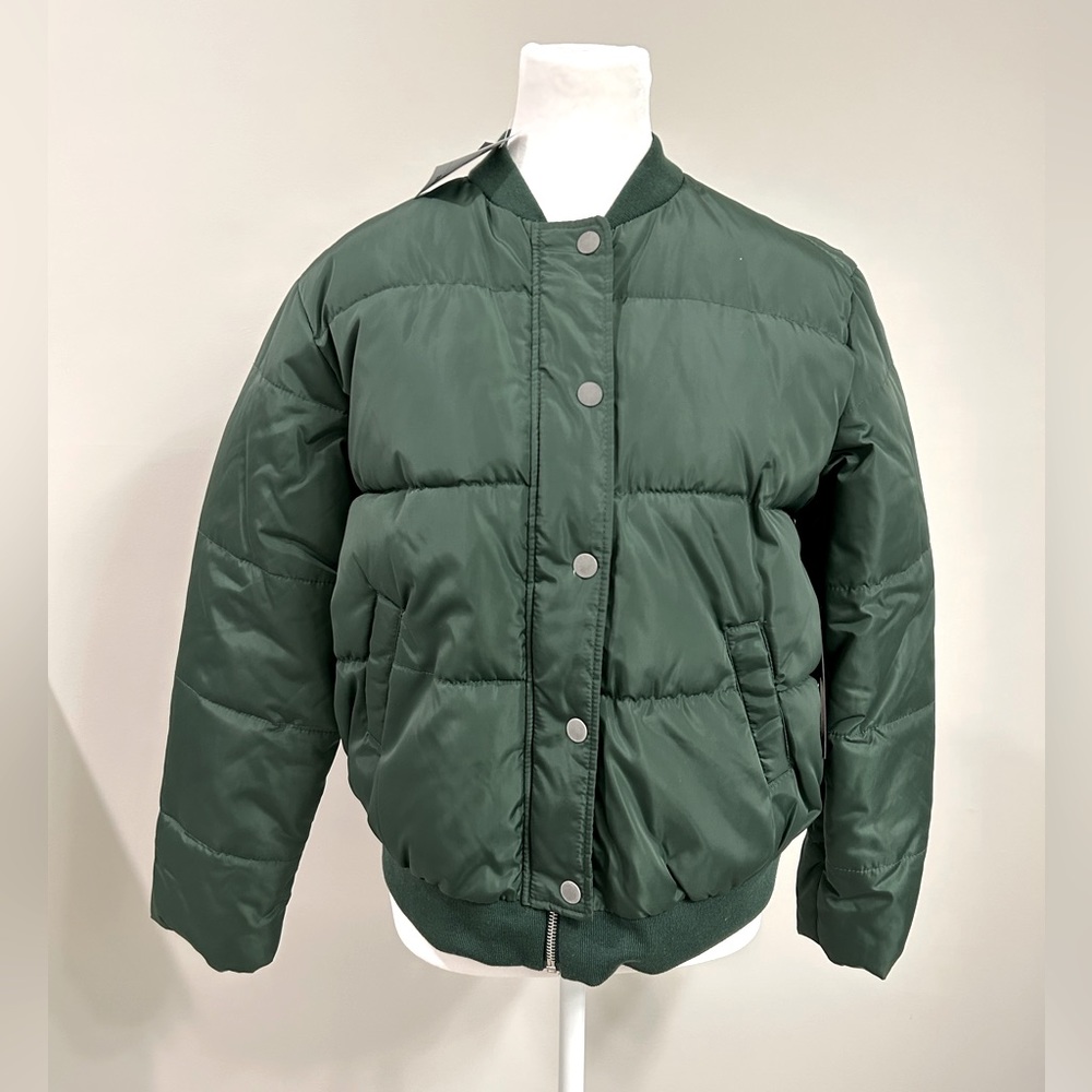 Forever 21 Women’s Puffer Jacket- Green- NWT
